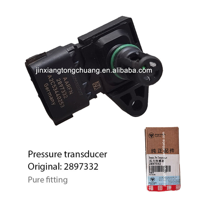 Black Foton Aumark Truck Intake Pressure Sensor 4921322 2897333 for 2005- Requirement