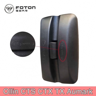 Black Glass and Plastic Rearview Mirror for Foton Aumark Truck Made of Materials