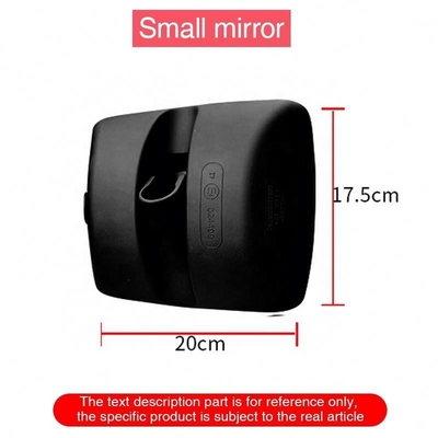 Black Glass and Plastic Rearview Mirror for Foton Aumark Truck Made of Materials