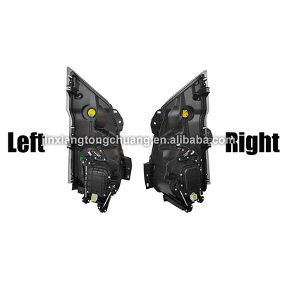Year 2005- Brightness Headlights for Modern Design foton aumark Truck in Transparent Black