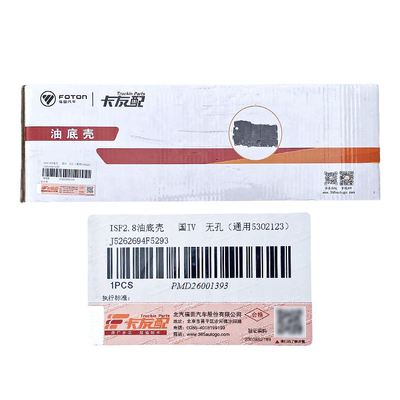 Foton MRT ISF 2.8 Engine Oil Pan J5262694F5293 5302123 for 2.4 Engine 2002-2016 Year