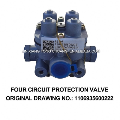AOLING Foton Aumark Original Car Truck Safety Four-Circuit Protection Valve Assurance