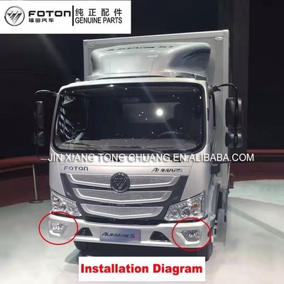 OE No. L1364020100A0 Online Foton Aumark Truck Parts S1 S3 Anti Bumper Fog Light Assembly