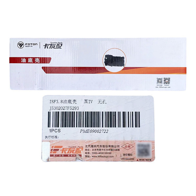 Foton Omako O Ling MRT ISF 3.8 Engine Oil Sump J5302027F5293 Original Parts for Foton