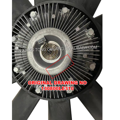 2022 Foton Aumark Truck Parts Silicone Oil Clutch Engine Cooling Fan for AOLING Truck
