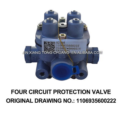 Foton Aumark Original Four-Circuit Protection Valve for Car and Truck Truck Parts