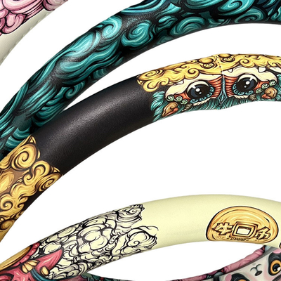 Hipster Style Four Seasons Steering Wheel Handle Cover for General Purpose Trucks