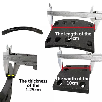 2002-2016 Year Foton Alpha Truck Brake Pads J137X100X12.5-65 with Skin Friction Disc