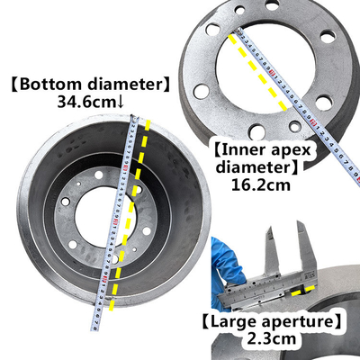 Foton Omako Oling MRT CTX Rear Wheel Brake Drum Assembly 3104102-HF16030FTG11 OEM Parts