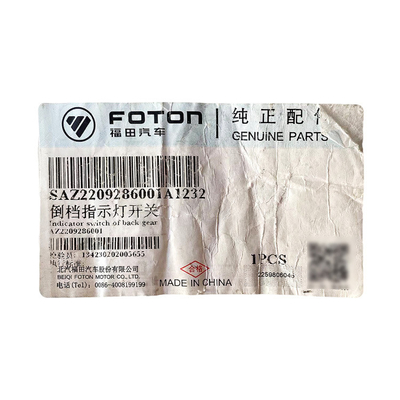 Fukuda Omako Revo CTS9 Hand Brake Indicator Light Switch for Foton 2002-2016 AZ2209286001
