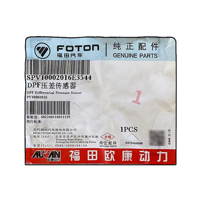 Foton Aumark AUCAN 2.5 Engine DPF Differential Pressure Sensor PV10002016 for Benefit